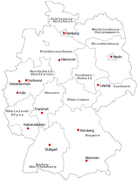 Spielorte der WM 2006